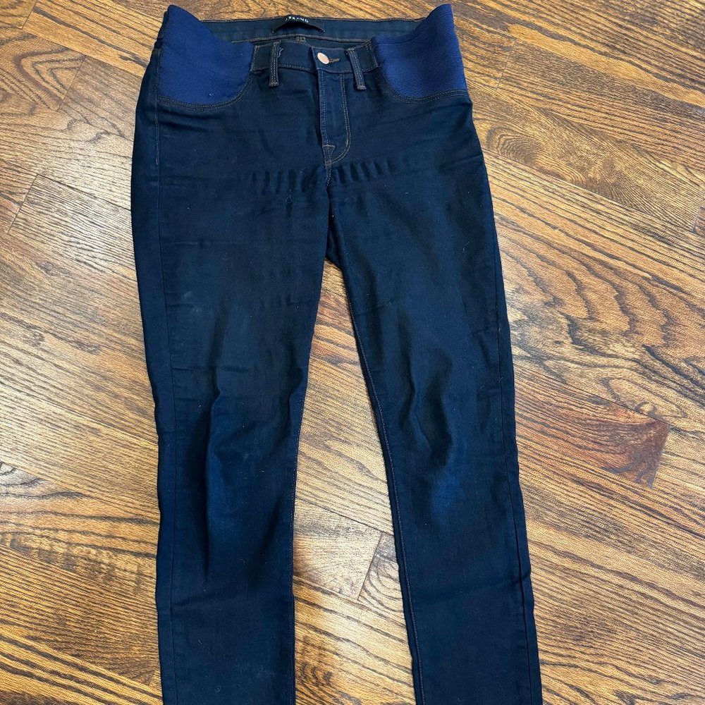 J Brand Mama Maternity Jeans in Dark Blue Ink Wash size 25
